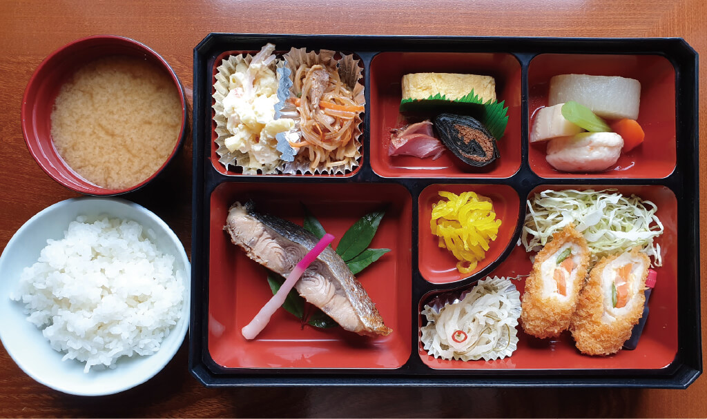dinner box at Kumano Hongu